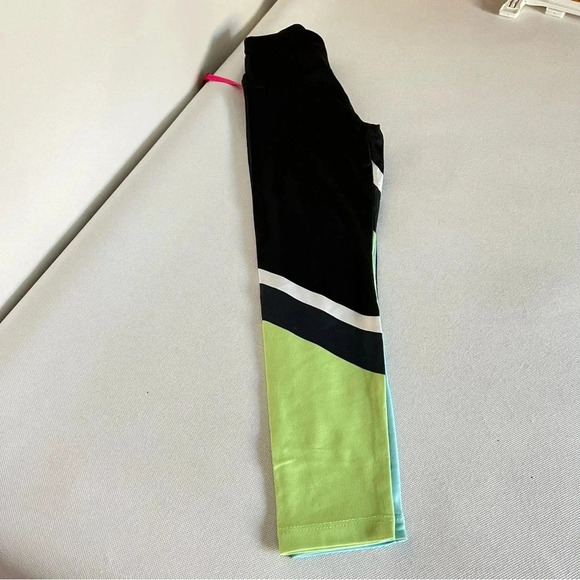 Justice Girls Ankle Collection X Color Blocked Leggings Size Small (7/8) Black - Picture 11 of 12